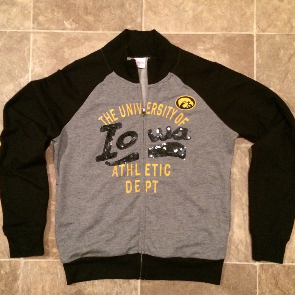 Iowa Hawkeyes jacket with sequins